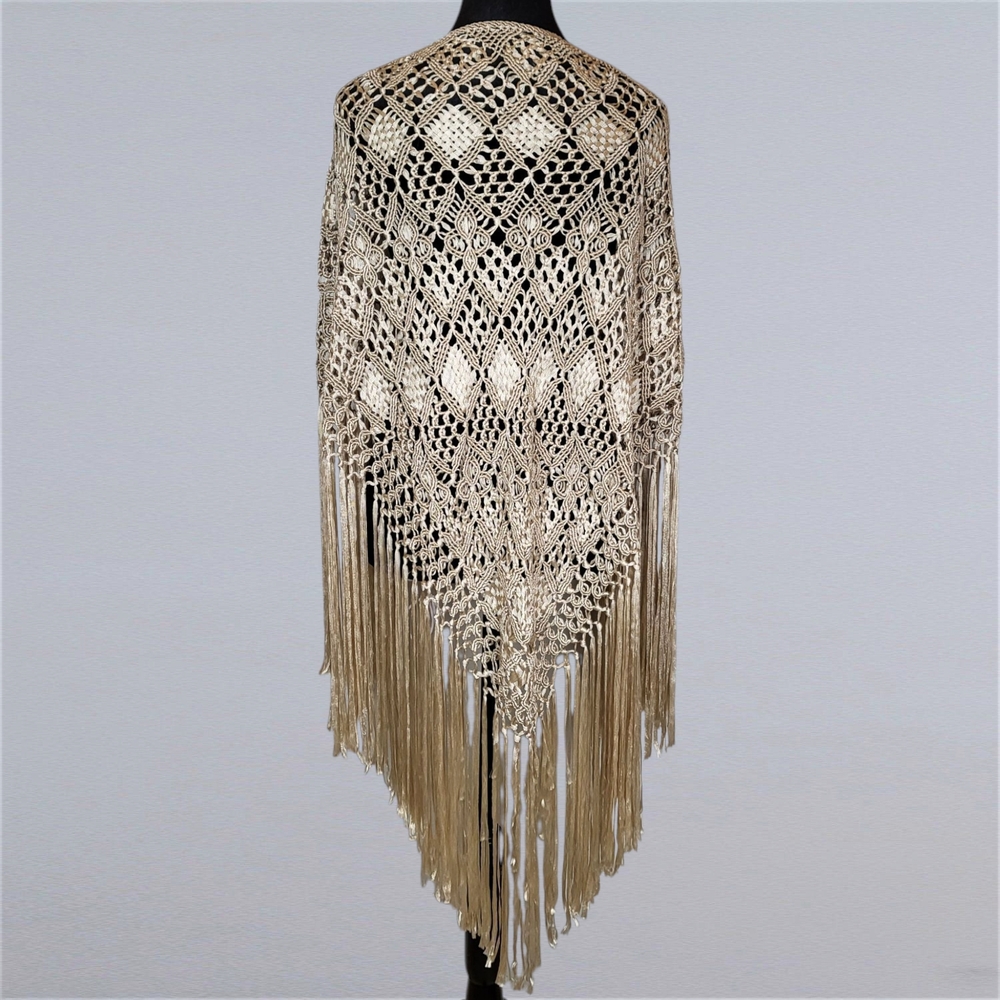 Vintage Ribbon Shawl